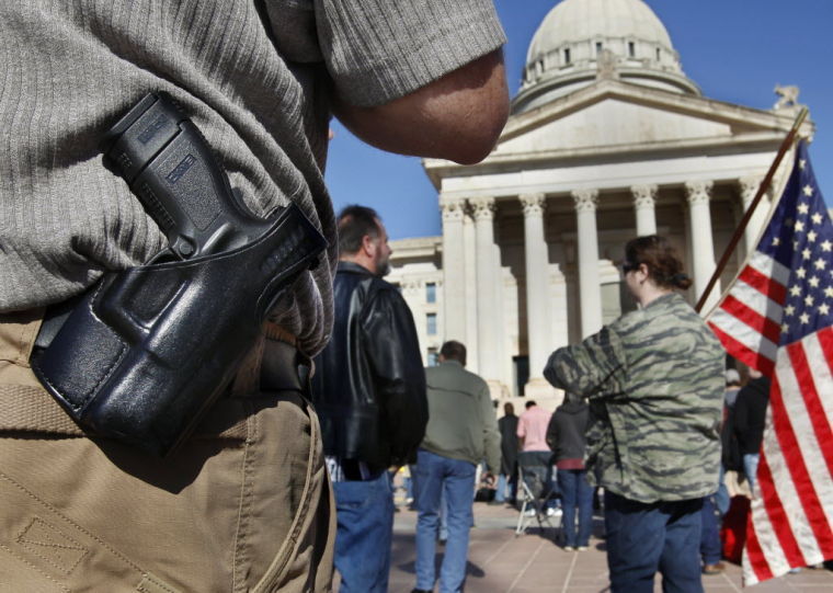 Gun scare